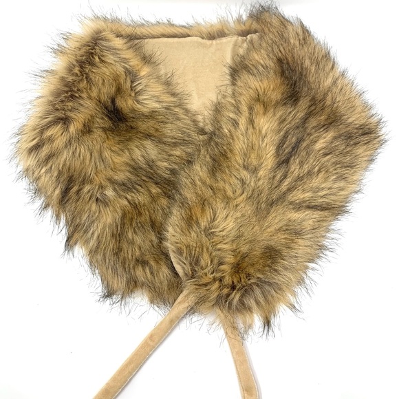 INC International Concepts Accessories - INC Women’s Faux Fur Stole Velvet Wrap NEW